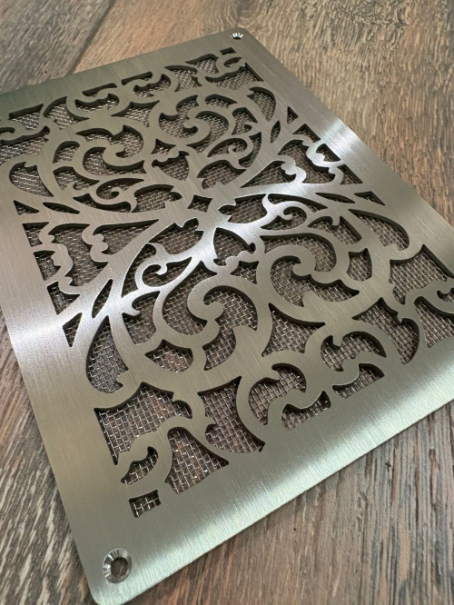 Вентиляционная решетка из нержавеющей стали NR 354 200х150